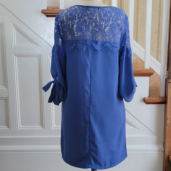 Yoins Blue Dress Size Small - Picture 4 of 8